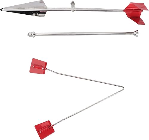 Miniatura 6 de Vane - Vane 304 - Vane de acero inoxidable para veleta de clima marino, accesorio indicador de dirección del viento para yate, barco y vela
