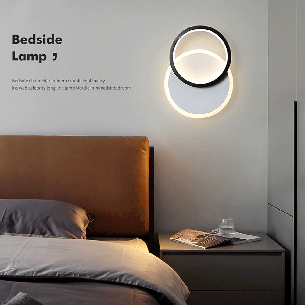 Aplique de Pared para Interiores, Led, 15 W, Diseño Cuadrado, Creativo, para Decoración de Fondo de Tv, para Sala de Estar, Dormitorio, Pasillo, Escaleras, Ca 220 V