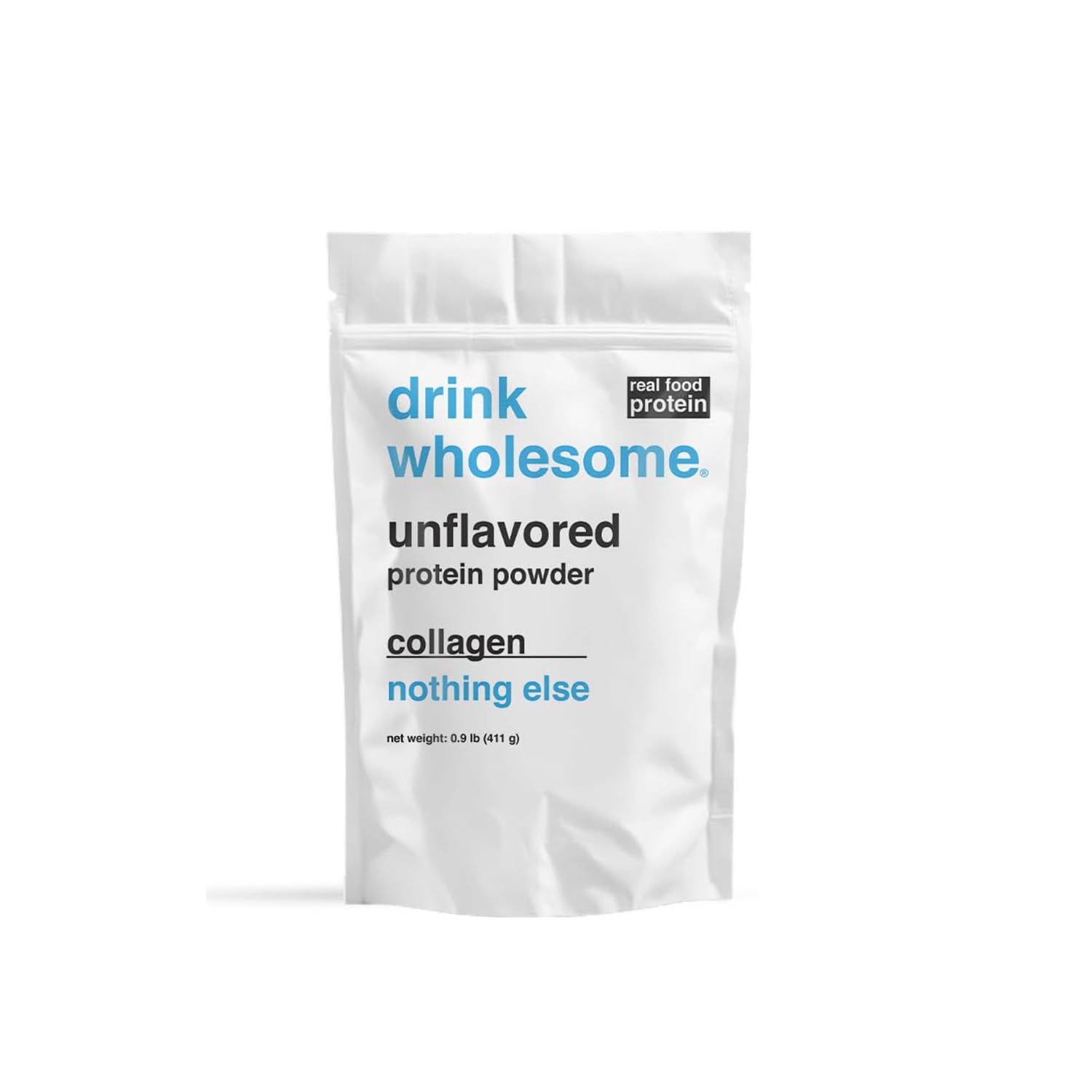 drink wholesome Unflavored Collagen Protein Powder | for Sensitive Stomachs | Gut Friendly | Low FODMAP | Dairy Free & Lactose Free | AIP, Carnivore & Paleo | Safe for Kids & Seniors