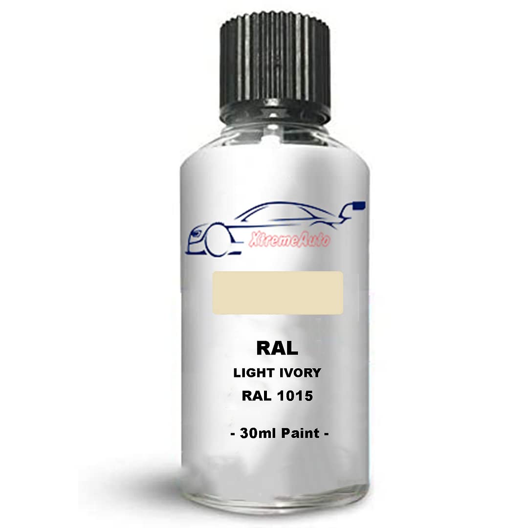 Xtremeauto Touch Up Paint Interior/Exterior RAL 1015 Light ivory Dull Matt Finish Interior Scratch Repair: Wall, Cabinets, Trim, Molding, Furniture, Windows, Fascia