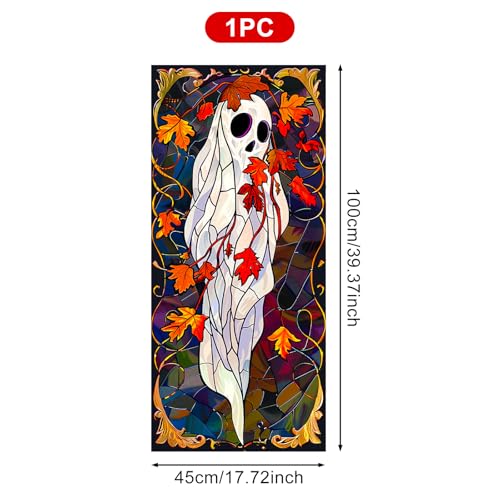 Vinilo decorativo para ventana efecto vidriera 17.7 x 39.3 in miniatura 3