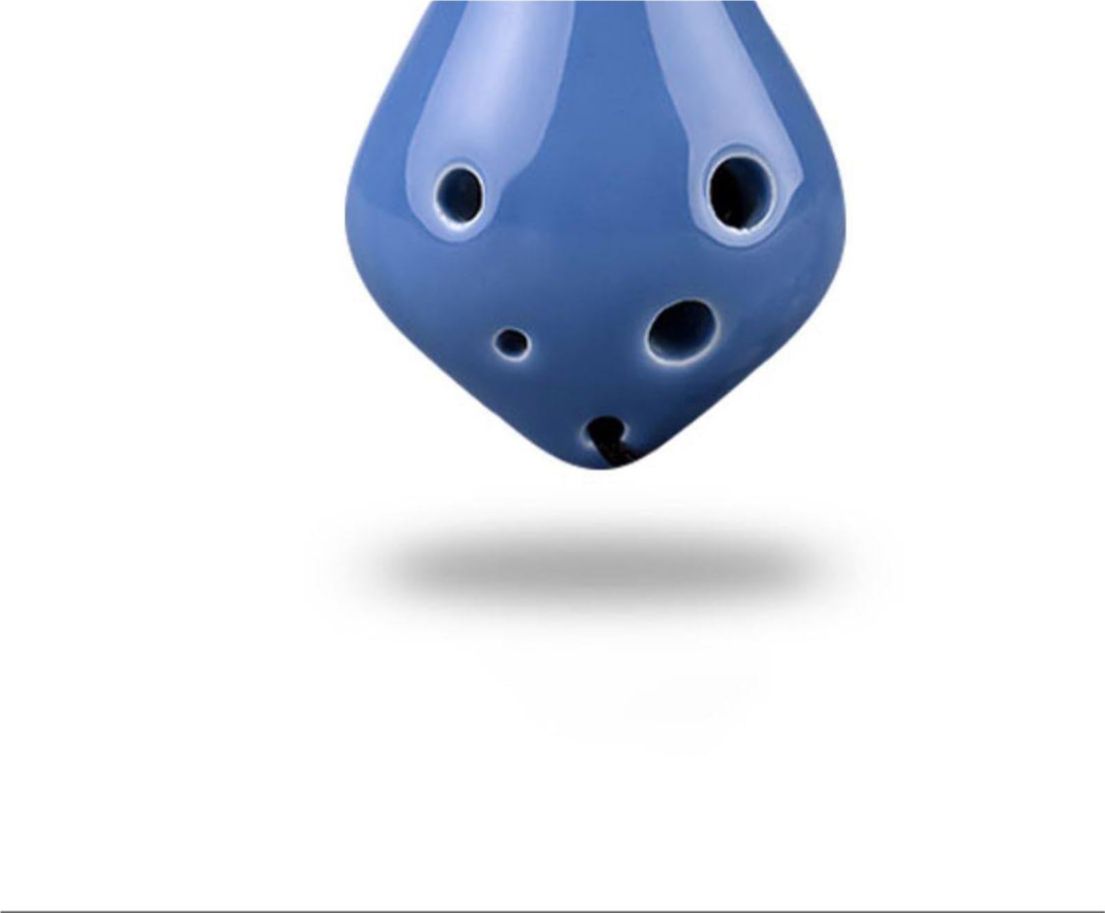 Set Ocarina Ocarina A Sei Fori In Do Acuto Con Bocchino Lungo Viola Smaltato