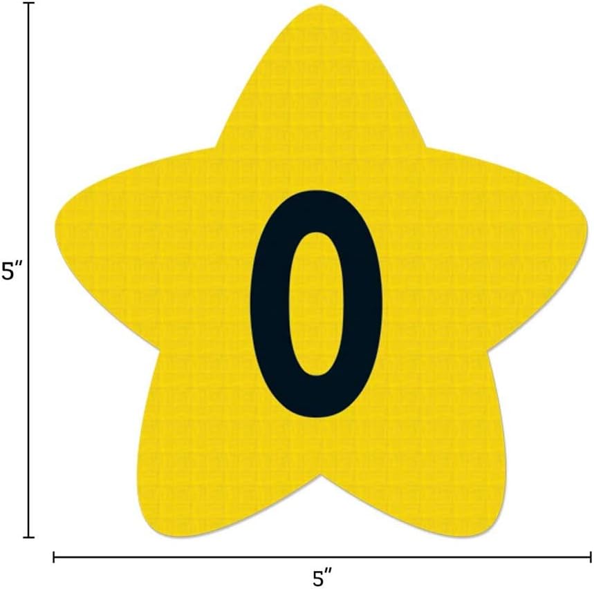 Free Shipping π Really Good Stuff Carpet Mark-Its – Numbers 0-25, 5” by 5” (Set of 26) – Star-Shaped Yellow Carpet Spots - Assign Floor Seating, Play Games – Durable, No-Slide Back Top Brands Really Good Stuff Carpet Mark-Its – Numbers 0-25, 5” by 5” (Set of 26) – Star-Shaped Yellow Carpet Spots - Assign Floor Seating, Play Games – Durable, No-Slide Back