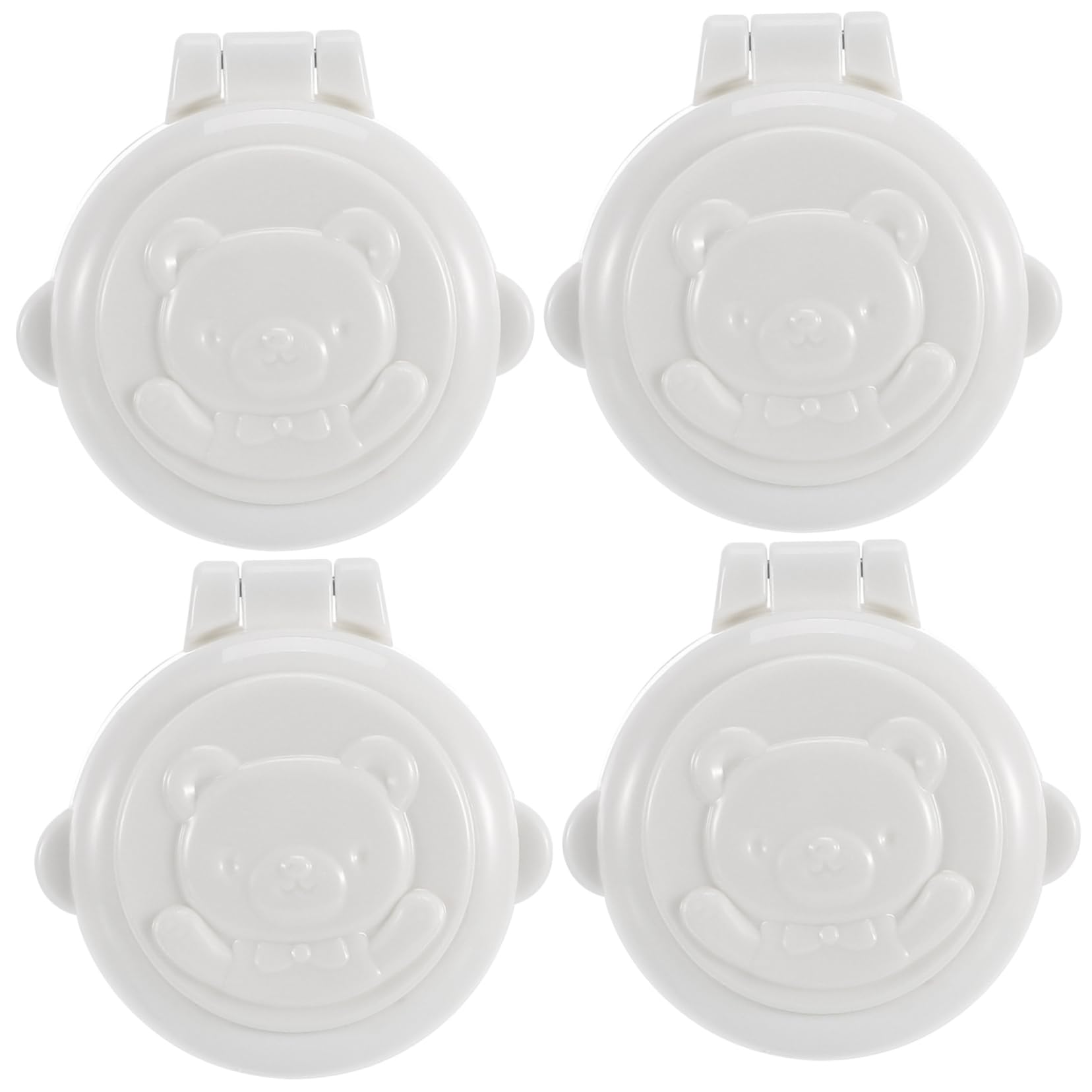 JOINPAYA 4Pcs Safety Lock Covers Durable Button Protection for Car and Washing Machine Prevent Accidental Pressing Sturdy Design for Safety Easy to Install