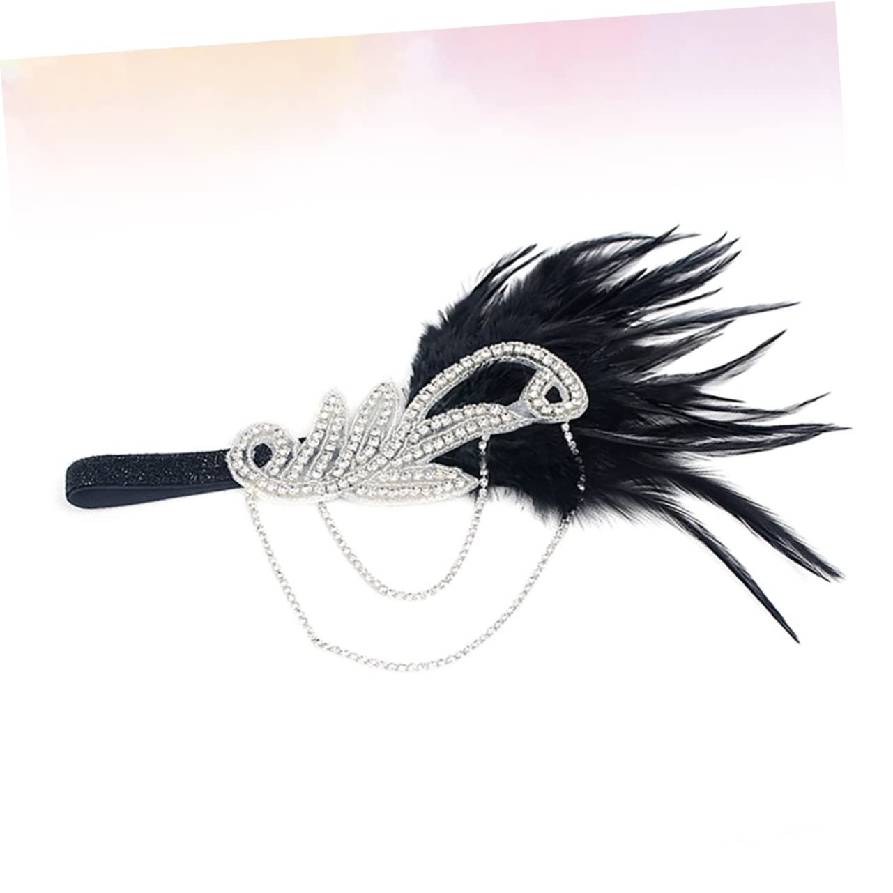 FRCOLOR 3stücke Rhinestone Haarband Im Europäischen Retro-stil Elegantes Accessoire Für Bühnenaufführungen Und Partys Schwarz Mit Weißen Strasssteinen Für Frauen Und Festliche
