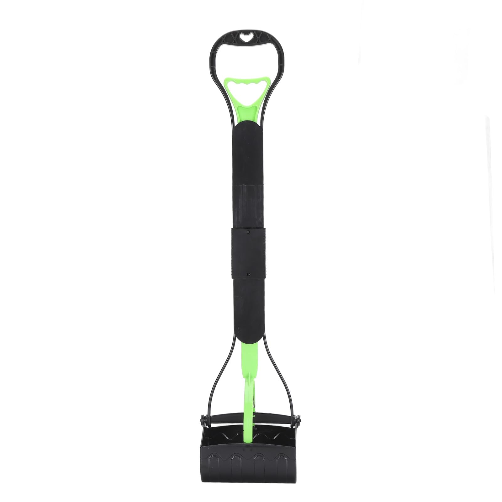 Ramasse-crottes Pliable pour Chien, Pelle à crottes à Long Manche, Pelle Polyvalente de Grande capacité pour Animaux de Compagnie, Facile à ramasser pour l'herbe et Le Gravier