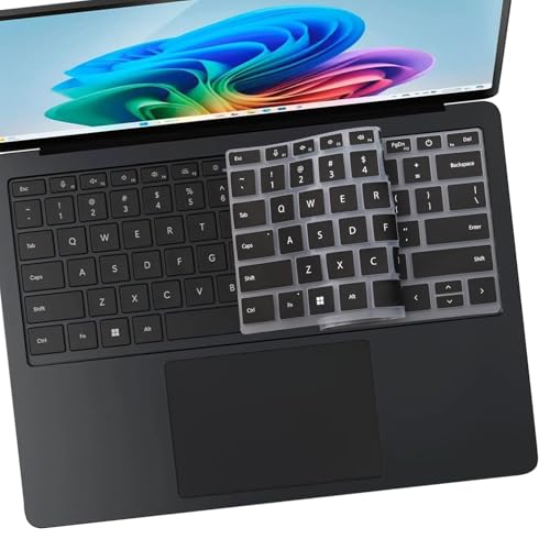 2 piezas protector de teclado para Microsoft Surface Laptop 7 13.8 y 15 pulgadas miniatura 6