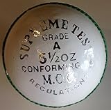 CD-2 White Cricket Leather Match Ball