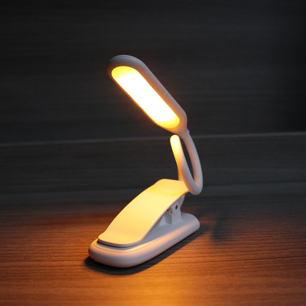 Jemora Luz de partitura Musical Lámpara de Escritorio LED con Abrazadera Luz de Atril Profesional Temperatura de Doble Color 3 Fuentes de luz Protección para los Ojos Batería Recargable USB de Gran