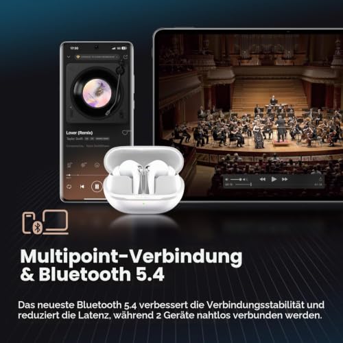 SoundPEATS Air5 Pro True Wireless In‑Ear Kopfhörer, Weiß – Ansicht 6