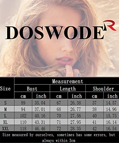 DOSWODE Womens Tops Long Sleeve Lace Trim O-Neck A-Line Tunic Blouse Shirts Green XL