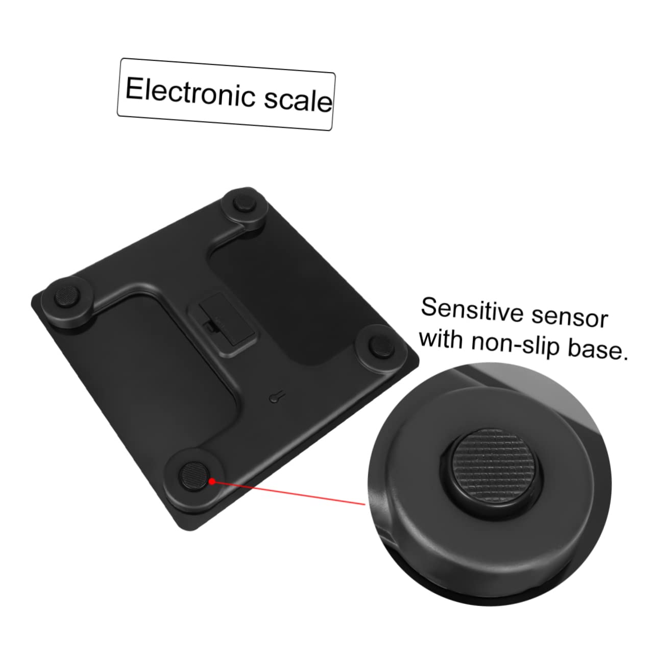 Didiseaon Báscula Electrónica de Grasa Corporal Digital Inteligente Balanza para Peso y Análisis Corporal Tecnología Inalámbrica y LED para Uso Casa o Gimnasio