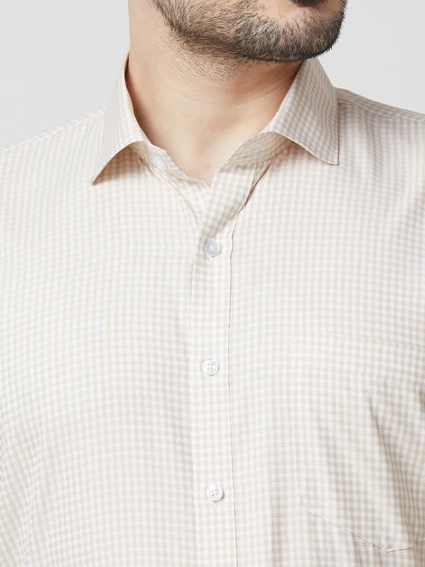 Image of Mark & Albert Men's Half Sleeves Regular Shirt