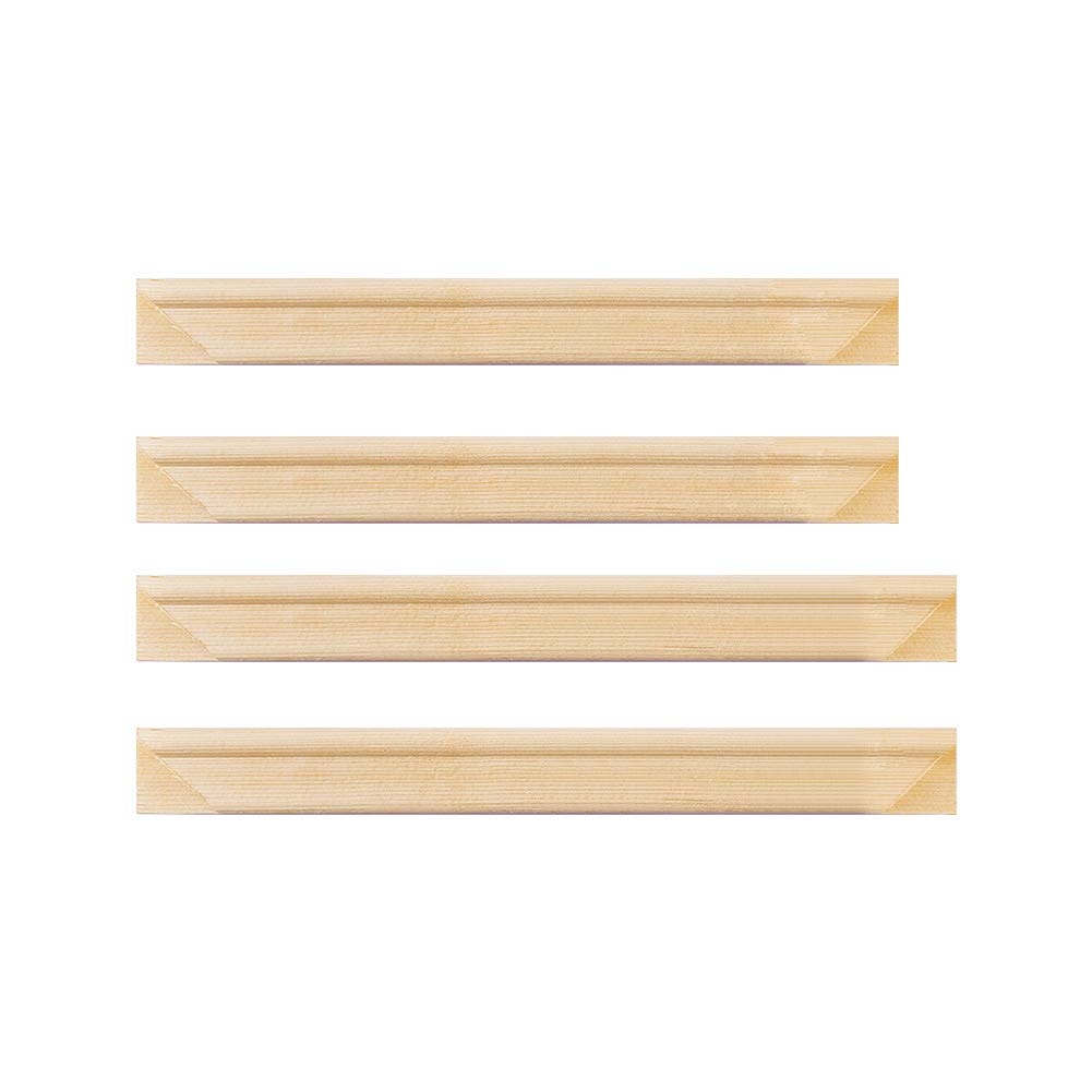 Solid Canvas Stretcher Frames, Premium Pine Wood Strips Bar Set, for Oil Paintings Poster Prints, DIY Arts Accessory Materials Supply, 14"x18"/35x45cm