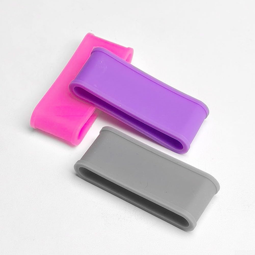 Lot de 9 anneaux de fixation en silicone pour raquette de pickleball, paddle, tennis Multicolore 5 cm