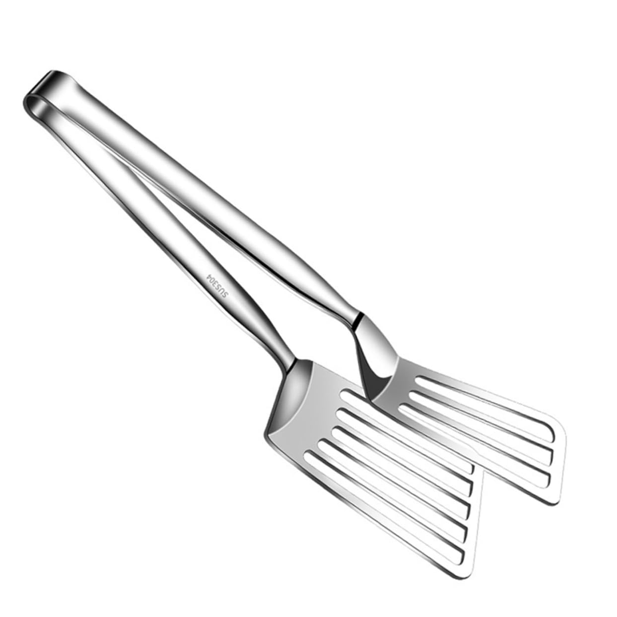 Cabilock 4 Piezas De Pescado Frito Con Voltear Espátula Para Pescado Pinza Para Carne Pinzas Para Servir Espátula Pinzas Pinzas Pinzas De Acero Inoxidable Para Panqueques
