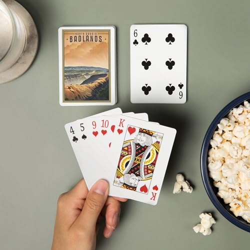 Baraja de Poker Lantern Press Badlands 52 Cartas miniatura 2