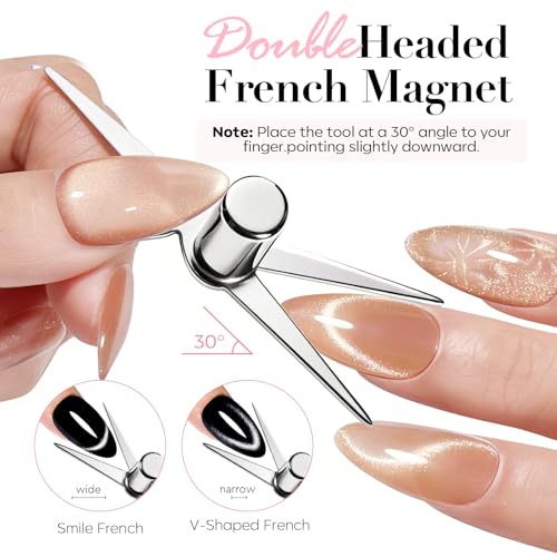 Image of AzureBeauty Cat Eye Magnet Nail Art 14Pcs Tools