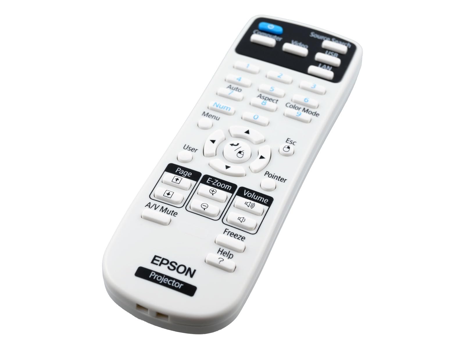 EPSON Telecomando Originale 1599176, 159917600 per EB-940, EB-945, EB-950W, EB-955W, EB-965, EB-97, EB-98, EB-S03, EB-S120, EB-S17, EB-S18, EB-S200, EB-S21, EB-W03, EB-W120, EB-W18, EB-W22, EB-X03, EB