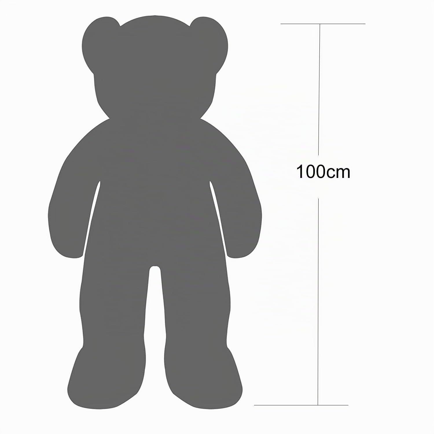 YunNasi Orso di Peluche Gigante Orsacchiotto Gigante | Morbido Peluche Giganti Bianco XXL Bianca