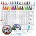 AOSUCO 36 Farben Doppelspitze Acrylstifte für Holz, Multimarker, Acrylstifte für Steine Holz Ostereier Deko, Acrylfarben Stifte Steine Bemalen für Ostern AOSUCO Acrylstifte günstig Kaufen-AOSUCO 36 Farben Doppelspitze Acrylstifte für Holz, Multimarker, Acrylstifte für Steine Holz Ostereier Deko, Acrylfarben Stifte Steine Bemalen für Ostern
