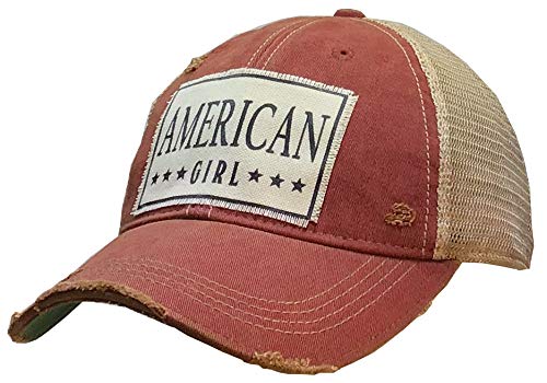 Vintage Life Funny Hats for Women and Girls, Distressed Trucker Baseball Cap with Sayings