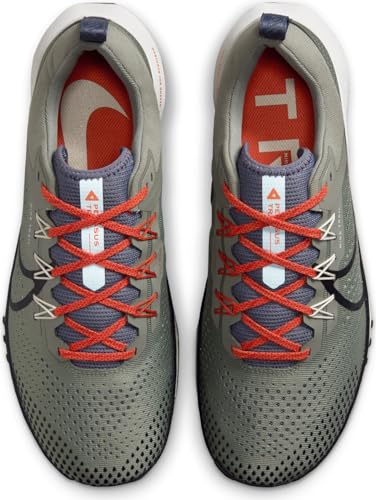 Nike Nike Men's React Pegasus Trail 4 Running Shoes, Dark Stucco Black Lt Orewood BRN, 10.5