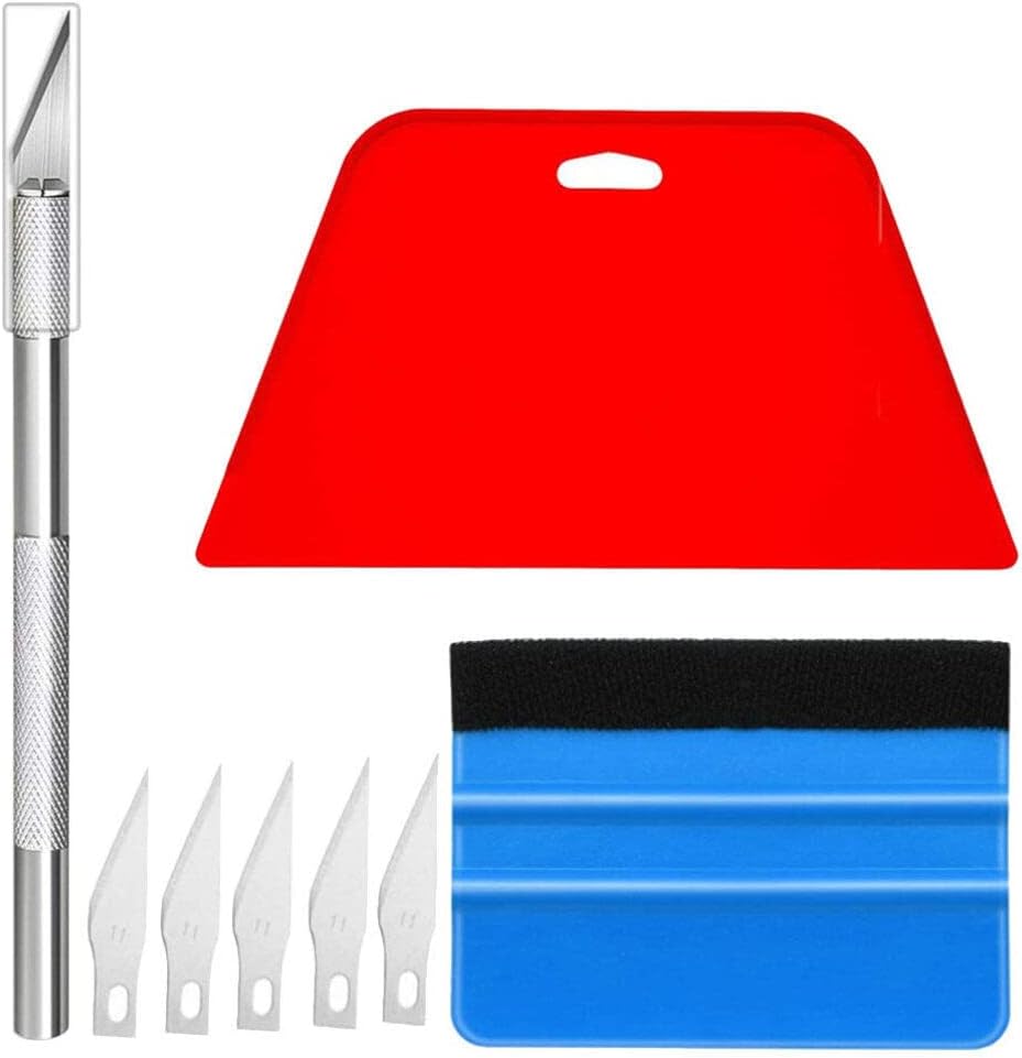 VICASKY 1set Car Window Film Tint Tool Kit Professional Automotive Tinting Tools for Precise Cutting Smoothing for Efficient Window Tint Installation