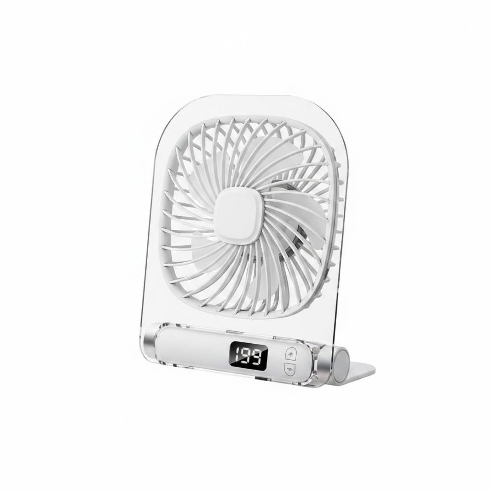 Portable Table Fan Fast Charging Portable Mini Fan Ultra Thin Home Appliance for Dorm Room, Office, Bedroom, White, Mijia | Home & Garden | Home Improvement | Heating Cooling & Air-image-33