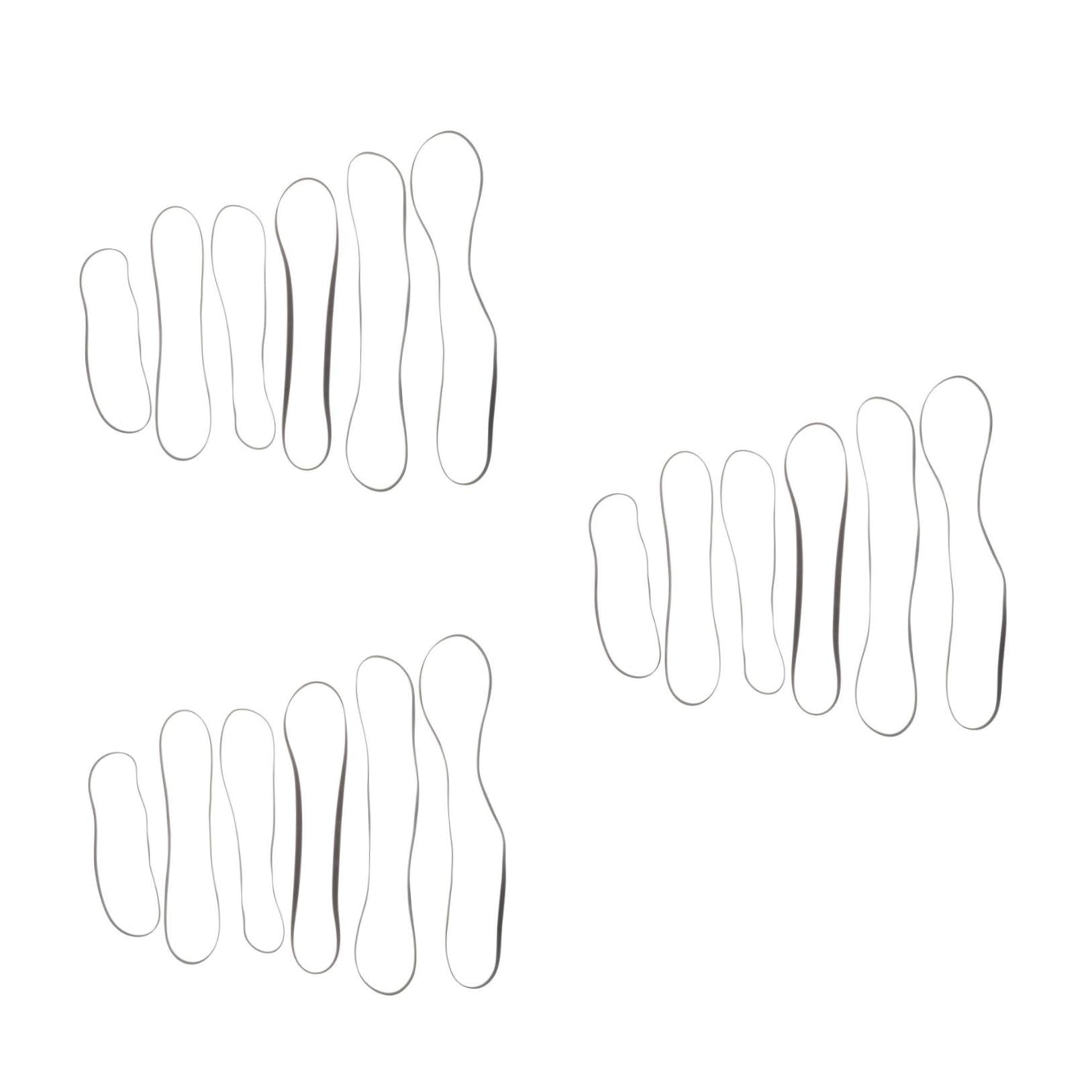 HEMOTON 18stücke Teiliges Ersatzriemenset Für Plattenspieler Gummibänder Für Schallplatten Und Bandmaschinen Passend Für Verschiedene Modelle Inklusive