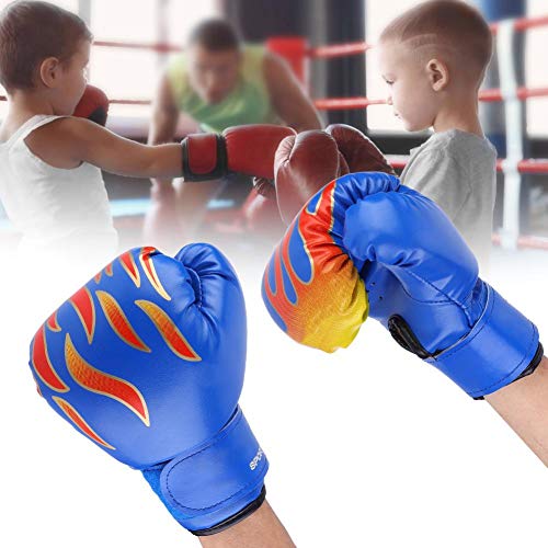Guantes de boxeo para niños con velcro fácil para proteger sus manos en el entrenamiento