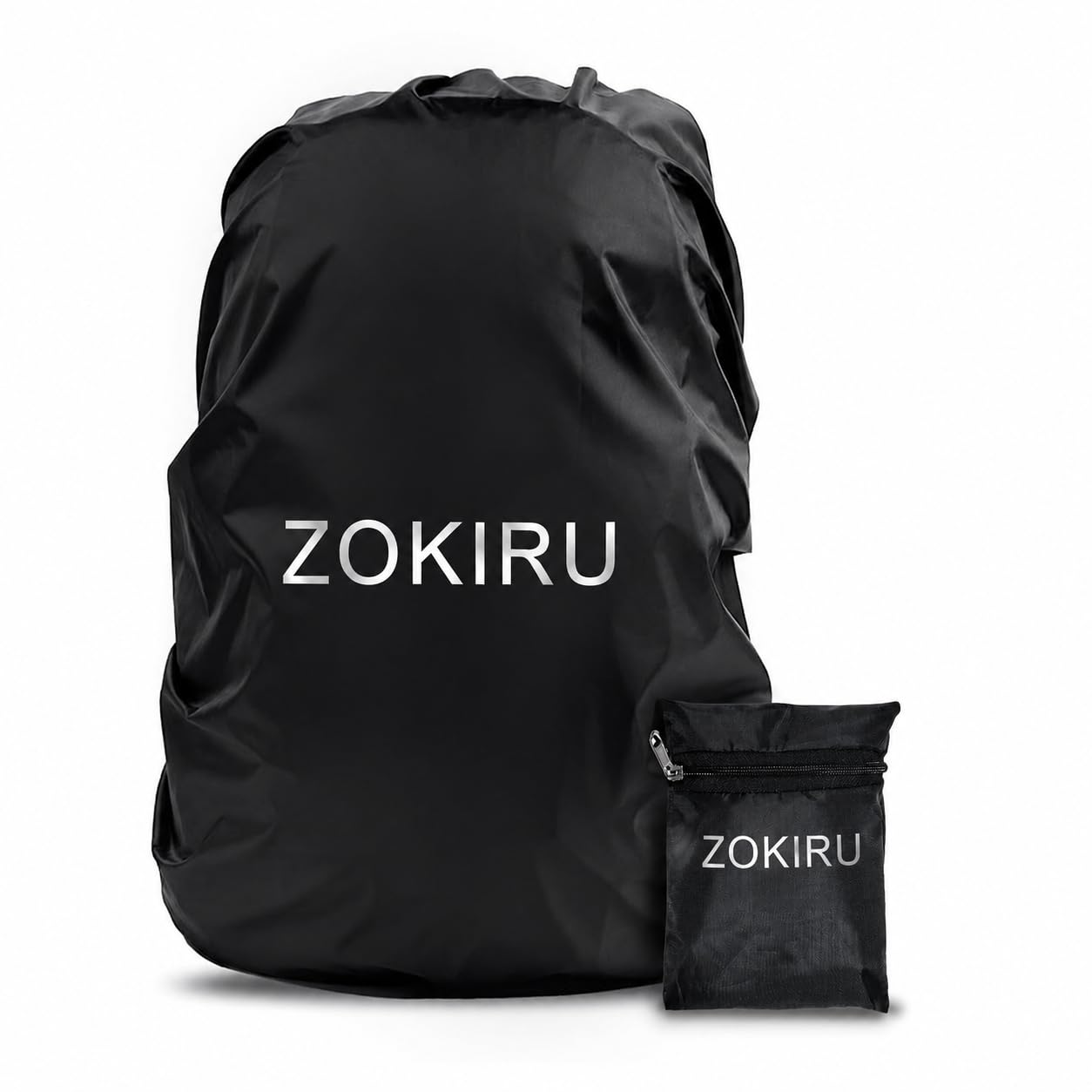 Rain Cover for Backpack Rain Cover for Bag Travel Accessories Bags Water Resistance Dustproof Waterproof for All Bag Sizes Elastic Adjustable for School College Office (30L–35L, Black) (2)-image-21