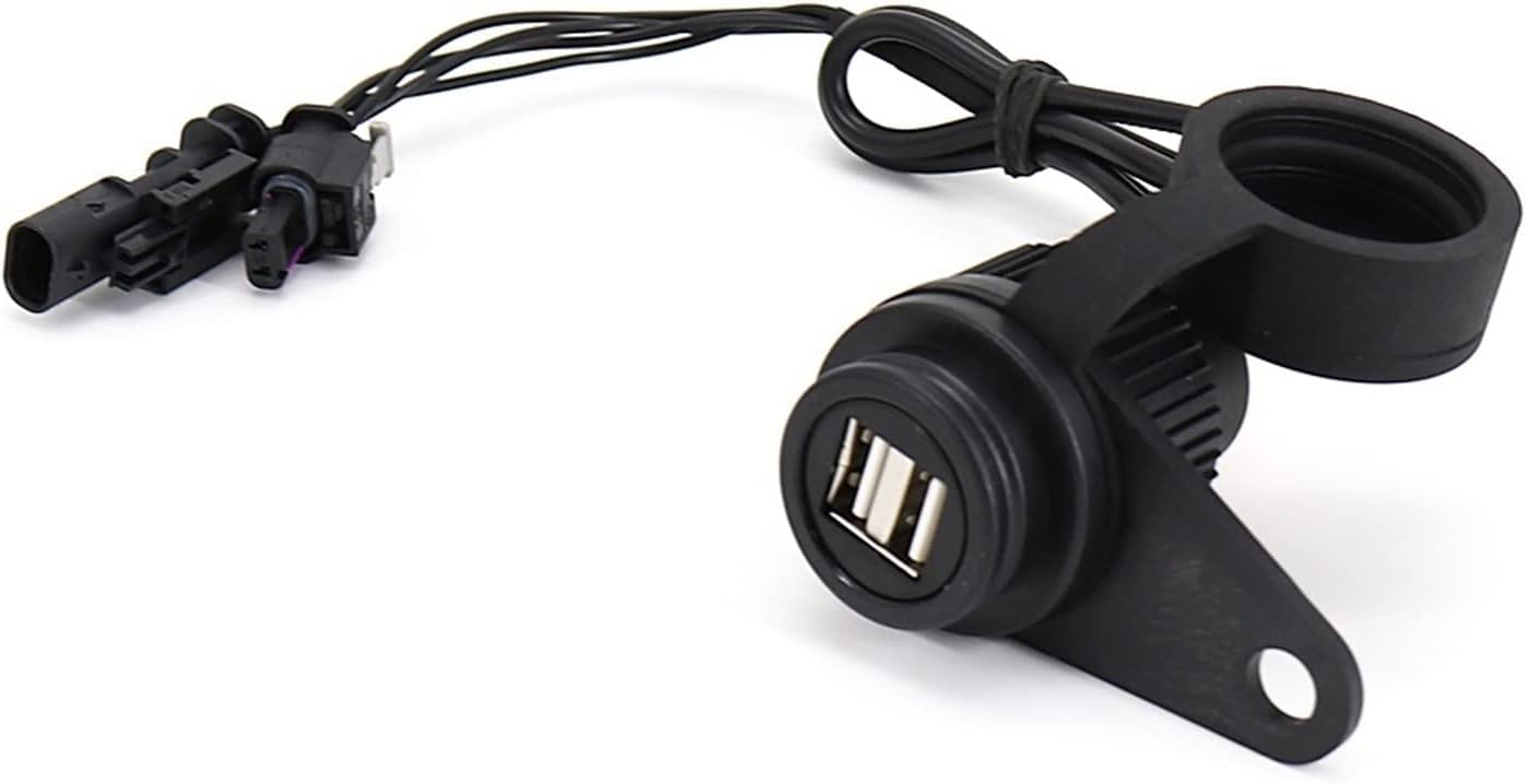 Interruttore di controllo del finestrino dell'auto Staffa di navigazione per moto Dual USB per caricabatterie per adattatore presa di corrente con linea senza perdite per supporto per telefono B&MW S1