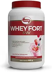 Vitafor - Whey Fort 3W - 900g - Frutas Vermelhas