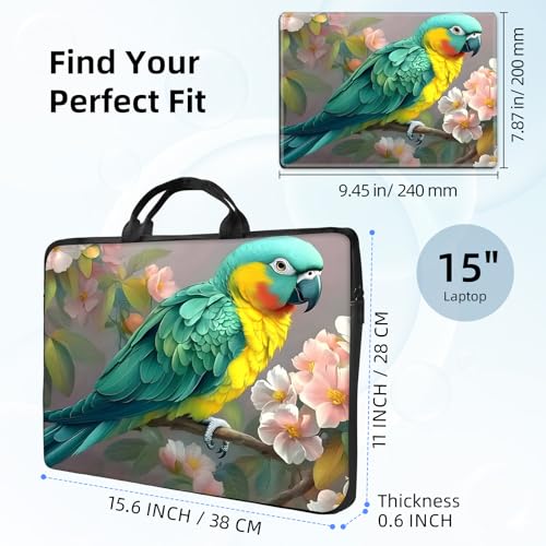 Funda para Laptop 15 pulgadas con Mouse Pad Verde miniatura 4