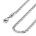 Besteel 4mm Mens Womens Stainless Steel Twist Rope Chain Necklace 18-36 inch (30 Inches)
