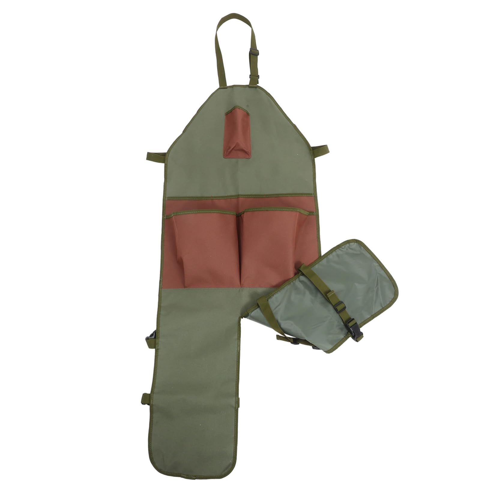 Abaodam Gardener Apron Pockets Oxford Garden Leg Apron for Men Fruit Picking Vegetable Harvesting