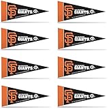 San Francisco Giants MLB Mini Pennant Set (8)