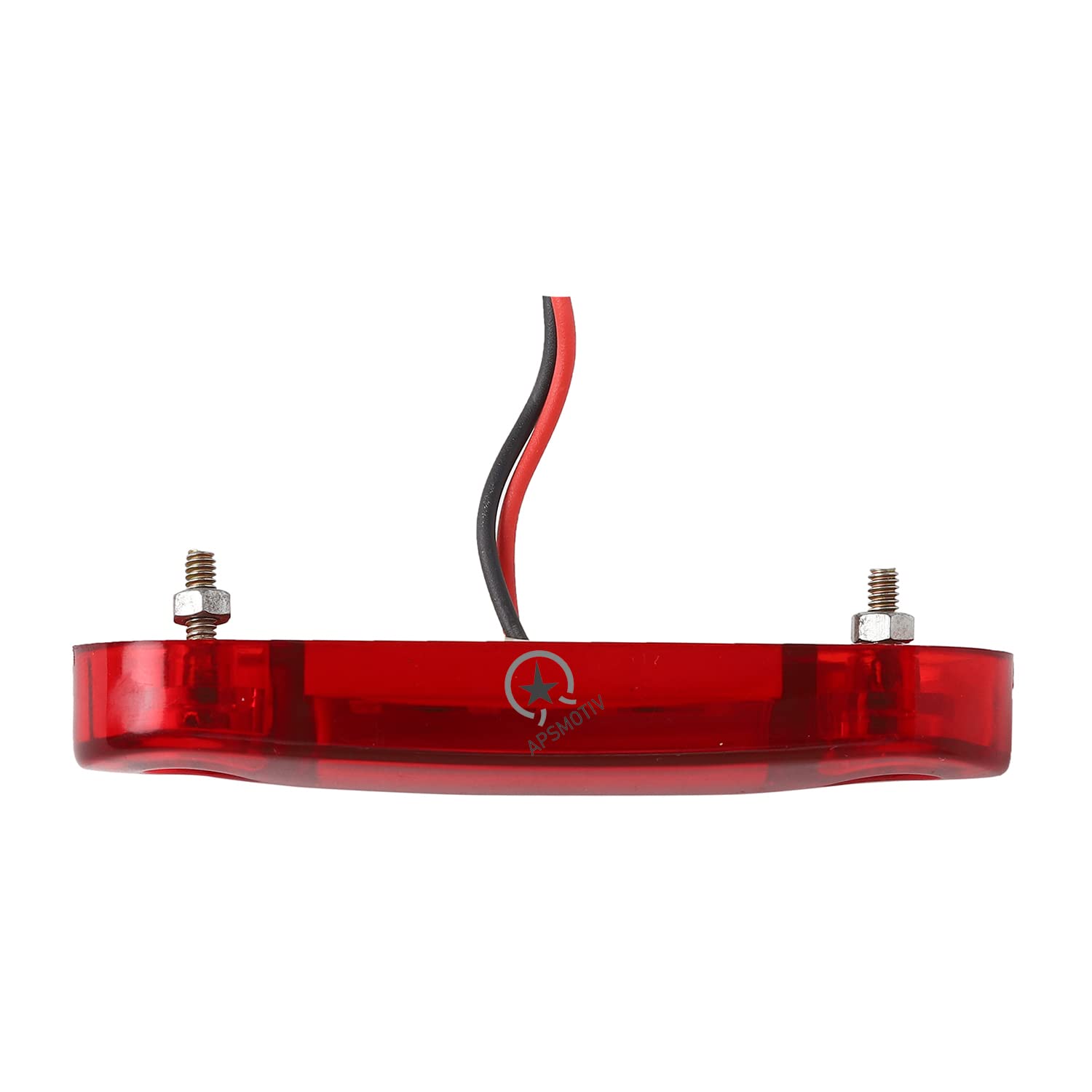 Luce di posizione laterale a LED per autocarri pesanti Luci di posizione a LED per rimorchio, 12V impermeabile rossa per semirimorchi cargo Liner luci di posizione (confezione da 6) (rosso)
