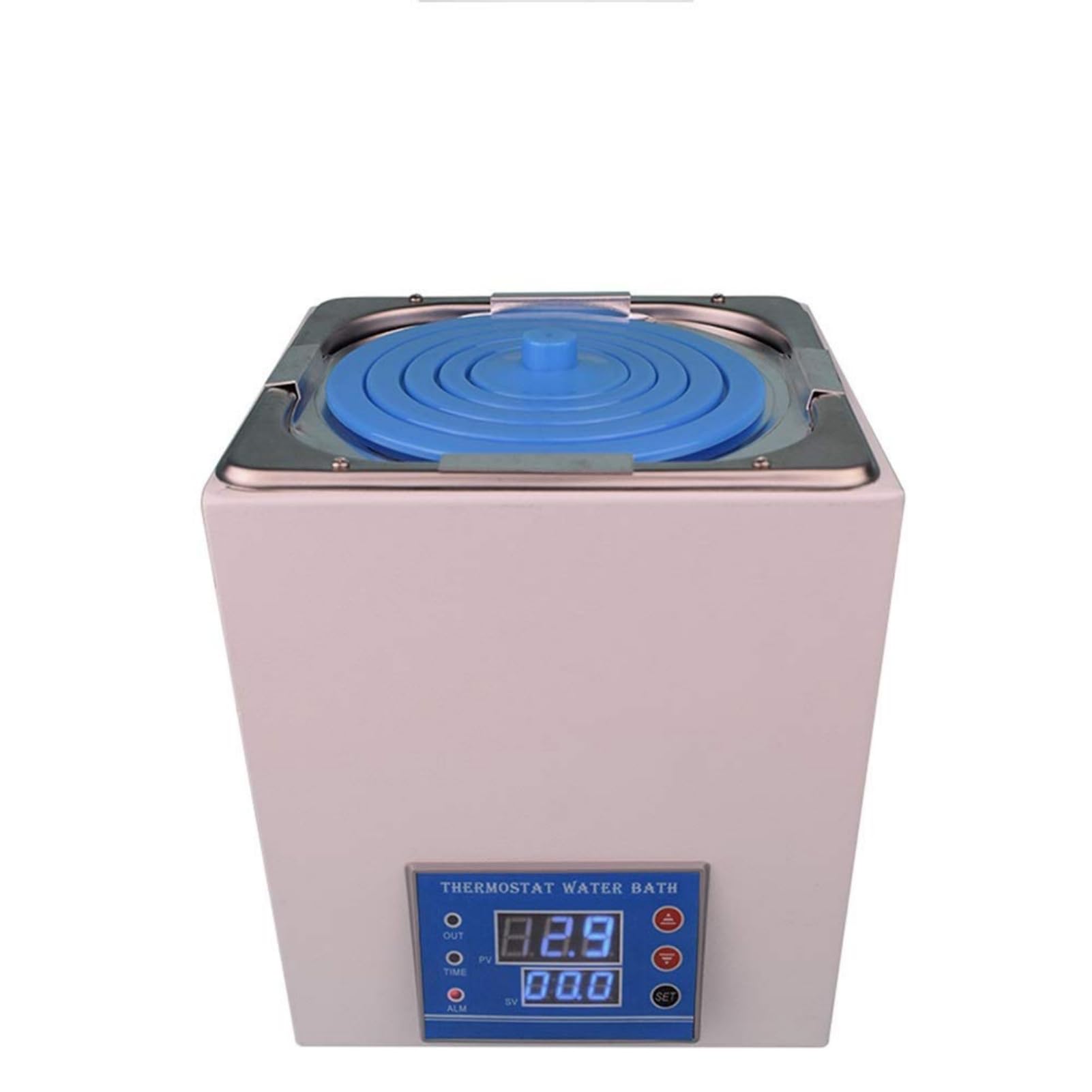 Baño María termostático digital para laboratorio, calentador eléctrico para baño María, baño María termostático de calentamiento científico, baño María de laboratorio con revestimiento de acero inox