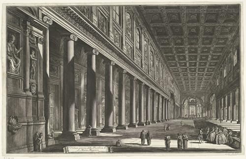 Tableau Basilique Sainte Marie Majeure Piranesi art mural
