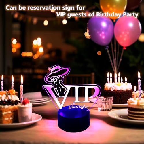 Support de menu lumineux LED effaçable pour réserver les tables VIP de bar - 5