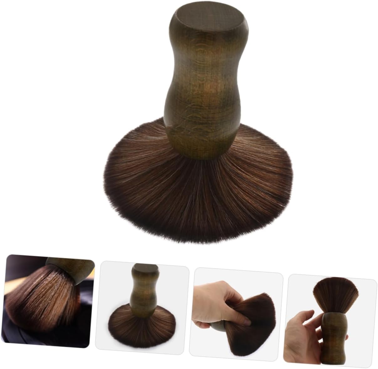 STOBOK 2pcs Vinyl Record Cleaning Brush Vinyl Record Accessories Soft Bristles Wooden Handle Stylus Cleaner Brush for Classic