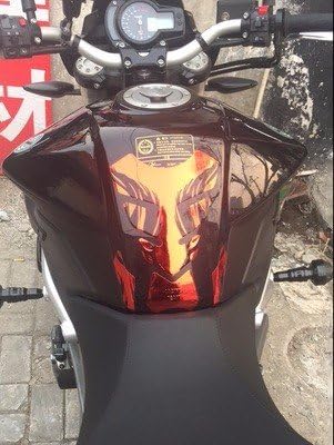 Miniatura 4 de Niree Adhesivo protector de gas para tanque de motocicleta, calcomanía para Kawasaki VERSYS 1000 2015-2016 VULCANS 650cc 2015-2016 VERSYS (650 cc)