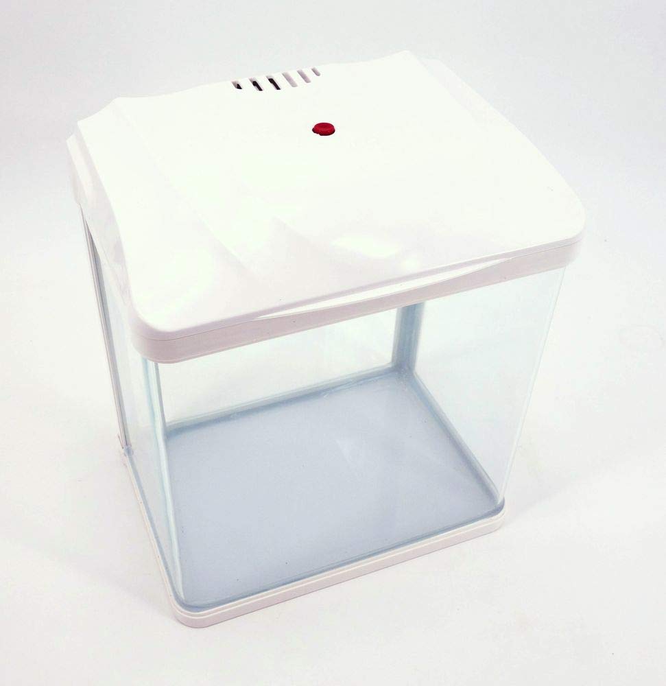 AquaOne Hr-230 weiß inklusive Dekoration Nano Aquarium Komplettaquarium Filteranlage Nanoaquarium Set Filter Beleuchtung