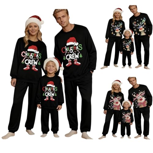 Generisch Weihnachtspullover Familie Set, Weihnachtspullover Familie...