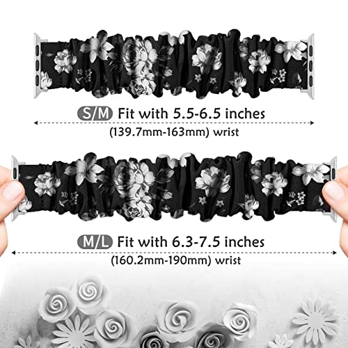 DigiHero Compatible for Apple Watch Straps Scrunchie 40mm 42mm 44mm 41mm 38mm 45mm 46mm - Image 3