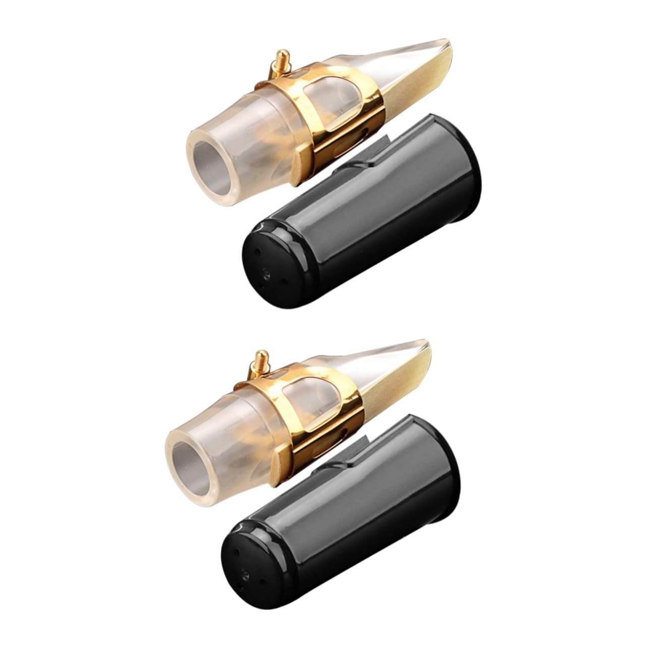 Abaodam 2pcs Professional Saxophone Kit Sax Ligature Sax Cap Metal Buckle Made for Easy Assembly
