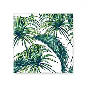 DIYthinker Leaf Green Sky Happy Ceramic Bisque Tiles Bathroom Decor Kitchen Ceramic Tiles Wall Tiles Medium Multi