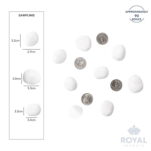Vista 69 de Royal Imports Piedras decorativas de 5 libras, piedras de río, pinturas para acuarios de peces, grava, paisajismo, decoración del hogar natural